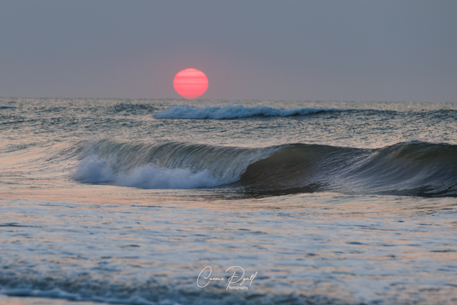 Wildfire smoke from western Canada contributed to a scenic sunrise on May 11 in Brigantine (Atlantic County). Photo courtesy of Connie Pyatt Photography.