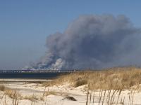 Controlled burn smoke photo