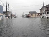 Tidal flooding in North Wildwood (Cape May County) on October 12th caused by a stalled nor'easter just off the coast. Photo by Greg Graham.