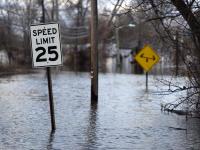 Flooding from the nearby Pompton River in Wayne (Passaic County) on December 19th, 2023. Photo by Julian Leshay/NJ Advance Media.