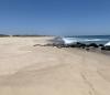 Ocean front beach photo at the NJ National Guard Training Facility in Sea Girt midday on May 20th