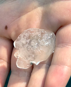 Hailstone gathered in Sandyston on May 6th.