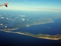 Sandy Hook from plane