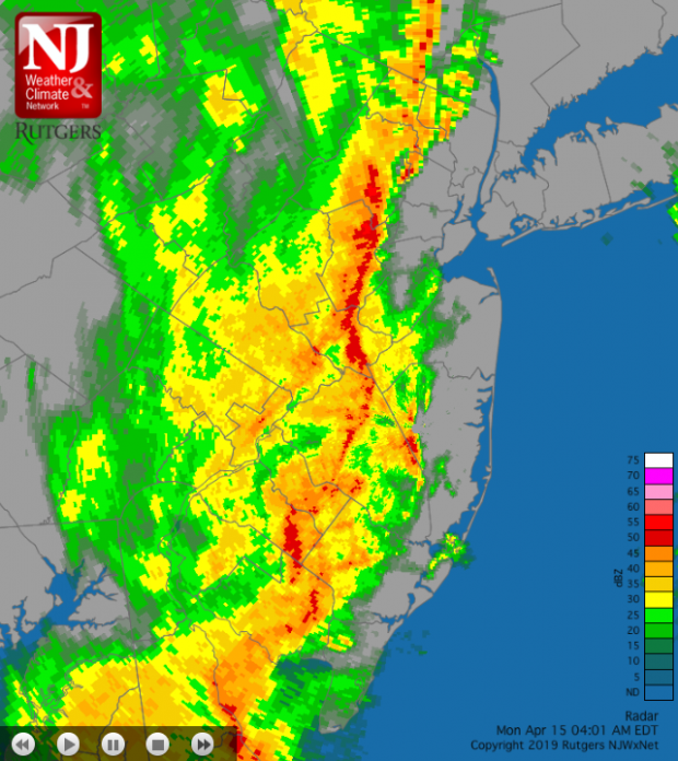 April 15th squall radar image