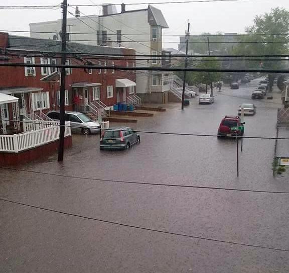 Bayonne street flooding