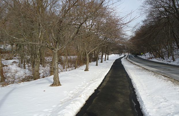 Snow in Echo Lake Park