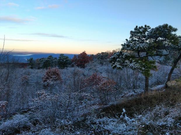 High Point snow, November 8