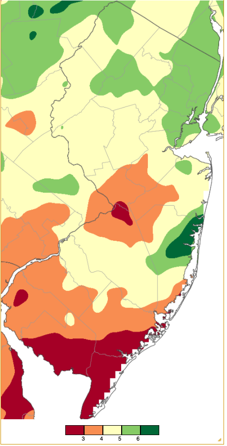 Rainfall from approximately 7 AM on April 30th to 7 AM on May 1st based on an analysis generated using NWS Cooperative and CoCoRaHS observations