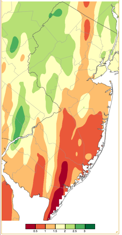 Rainfall from approximately 7 AM on September 23rd to 7 AM on September 24th based on a PRISM (Oregon State University) analysis generated using NWS Cooperative and CoCoRaHS observations.