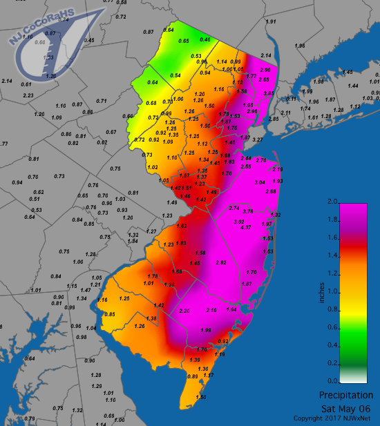 May 6 2017 rainfall map