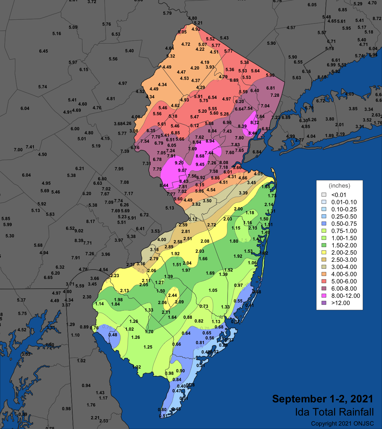 operator gek geworden hemel Unprecedented: September 2021 Recap | New Jersey Weather and Climate Network