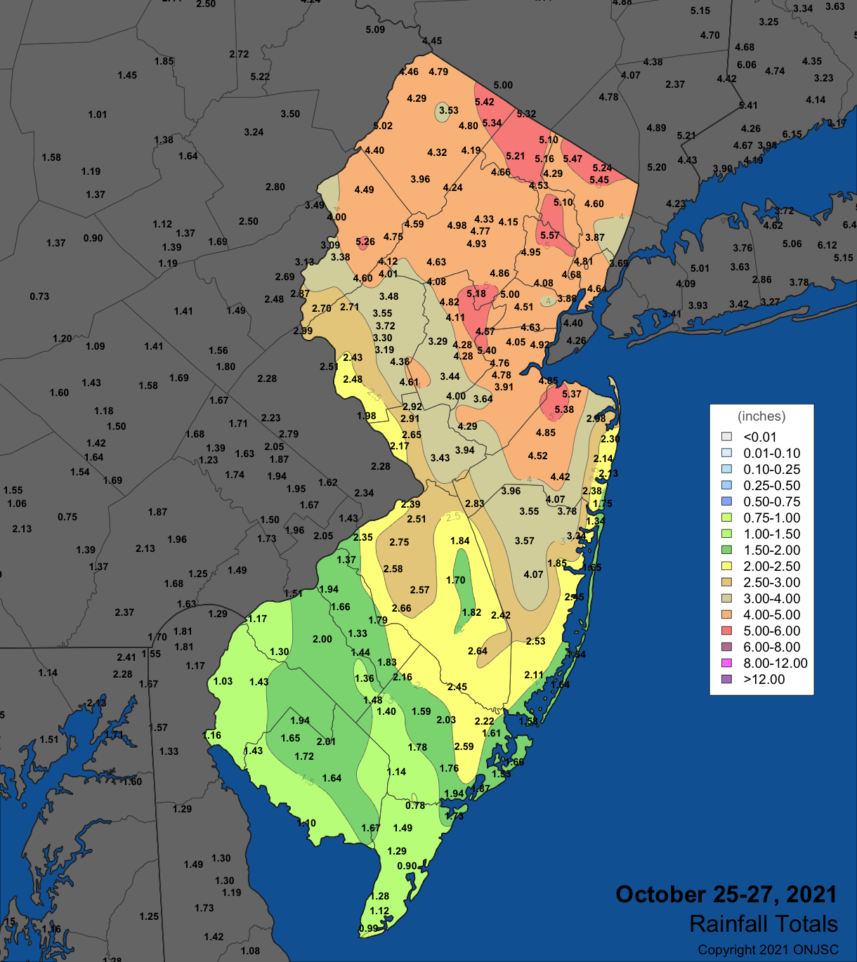 forhøjet Afstå Derfor A Slow Crawl into Fall: October 2021 Recap | New Jersey Weather and Climate  Network